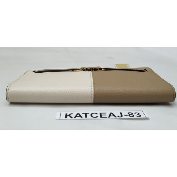 Michael Kors Reed Camel Multicolor Leather Credit Card Bifold Wallet - NWT $298 - Picture 8 of 16